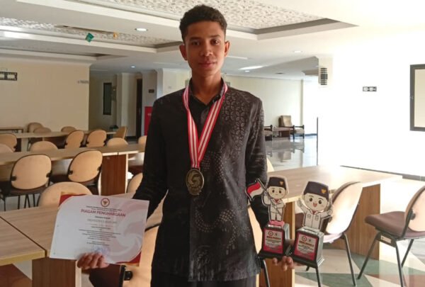 Fransiskus Asisi Api setelah menyelesaikan Gladian Paskibra Garuda BPIP